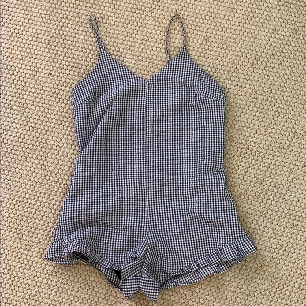 Gingham romper!